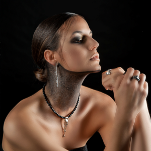 Liquid Kette mit Onyx matt - Alvor
